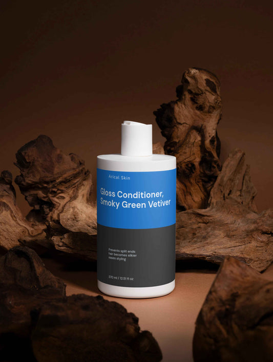 Arical Skin Gloss Conditioner, Smoky Green Vetiver