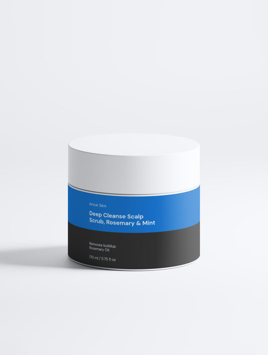 Arical Skin Deep Cleanse Scalp Scrub, Rosemary & Mint
