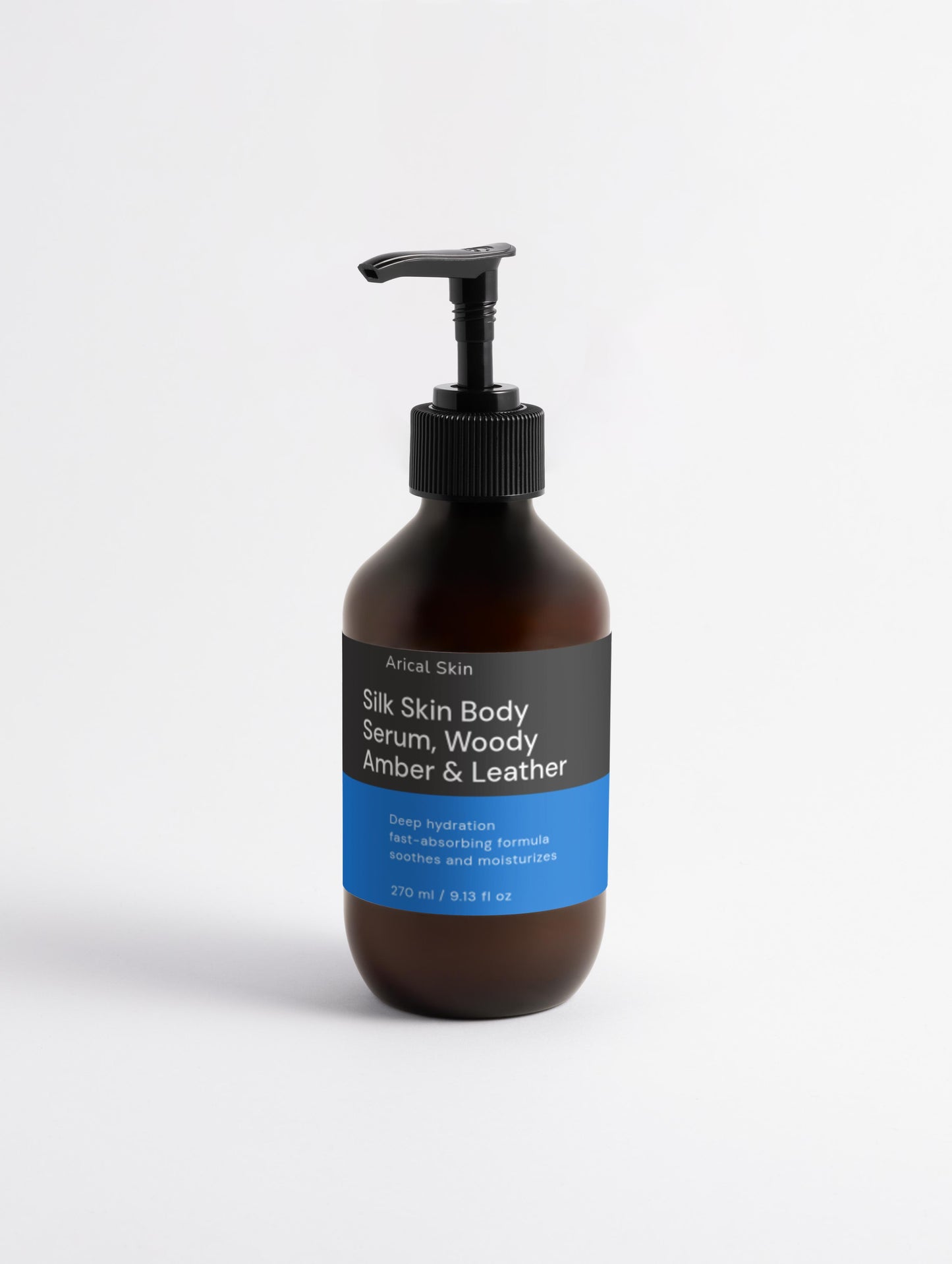 Arical Skin Silk Skin Body Serum, Woody Amber & Leather
